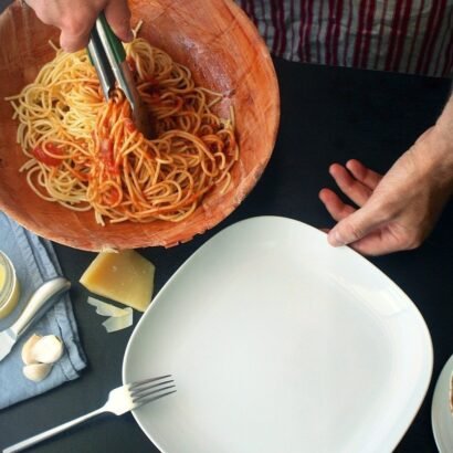 Thumbnail for Spaghetti with anchovies, dried chilli & pangrattato (WP Recipe Maker)